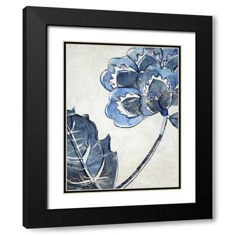 Vintage Porcelain III Black Modern Wood Framed Art Print with Double Matting by Zarris, Chariklia