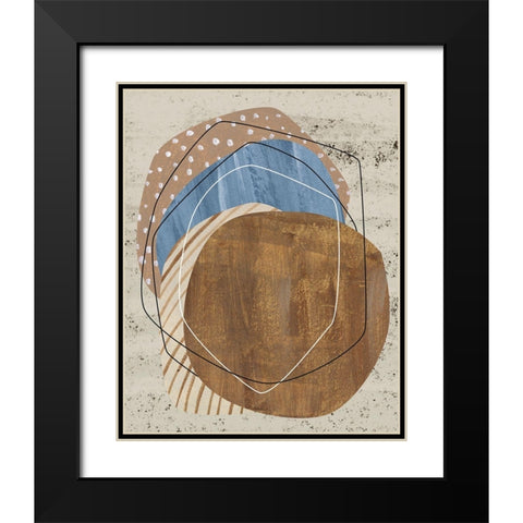 Dust Storm I Black Modern Wood Framed Art Print with Double Matting by Wang, Melissa