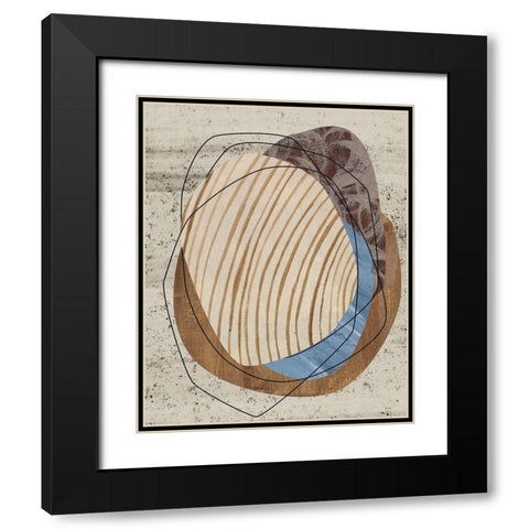 Dust Storm IV Black Modern Wood Framed Art Print with Double Matting by Wang, Melissa