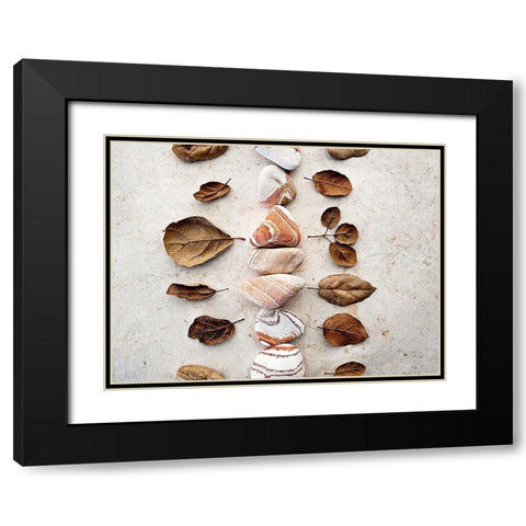 Gifts of the Earth V Black Modern Wood Framed Art Print with Double Matting by Ray, Elena