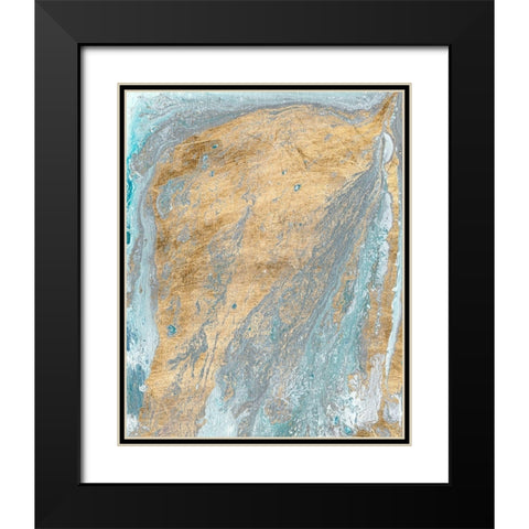 Fjord II Black Modern Wood Framed Art Print with Double Matting by Ludwig, Alicia