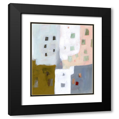 Window Weave II Black Modern Wood Framed Art Print with Double Matting by Borges, Victoria