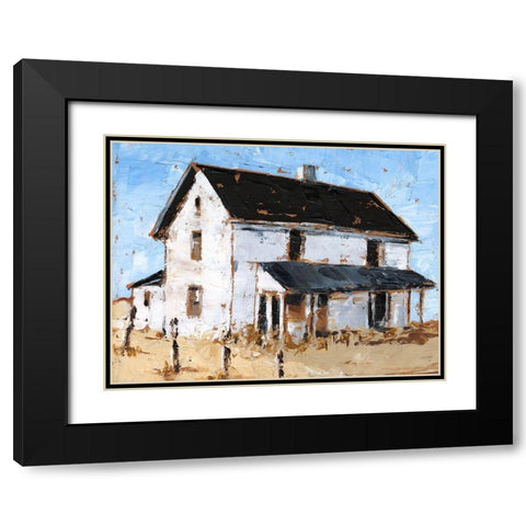 Abandoned Farmhouse I Black Modern Wood Framed Art Print with Double Matting by Harper, Ethan