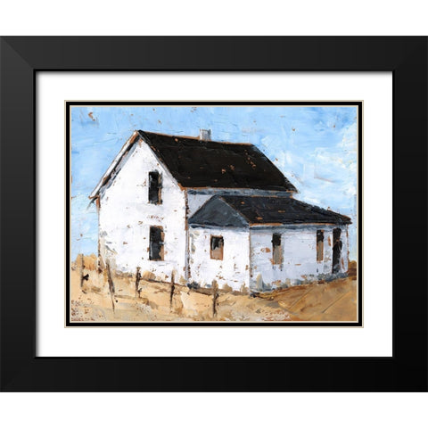 Abandoned Farmhouse II Black Modern Wood Framed Art Print with Double Matting by Harper, Ethan