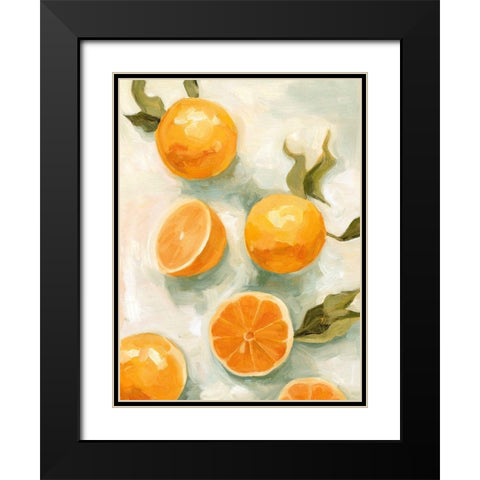 Fresh Citrus V Black Modern Wood Framed Art Print with Double Matting by Scarvey, Emma