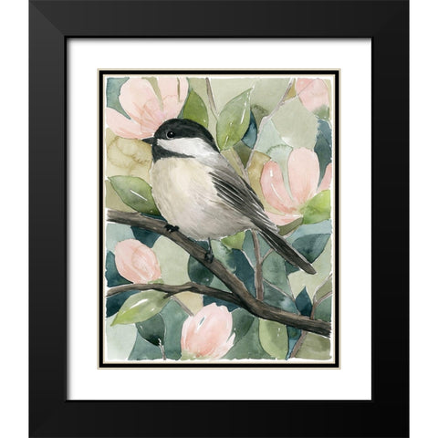 Veiled Aviary II Black Modern Wood Framed Art Print with Double Matting by Popp, Grace