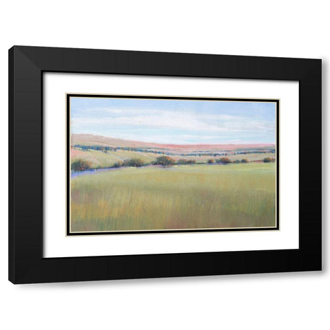 Hill Country I Black Modern Wood Framed Art Print with Double Matting by OToole, Tim