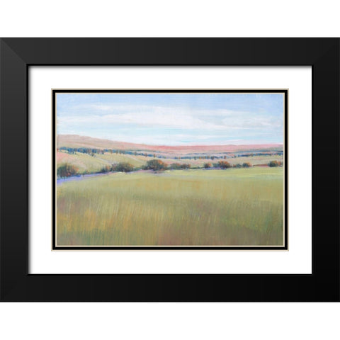 Hill Country I Black Modern Wood Framed Art Print with Double Matting by OToole, Tim