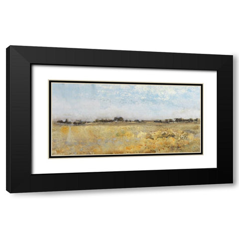 Harvest Field I Black Modern Wood Framed Art Print with Double Matting by OToole, Tim