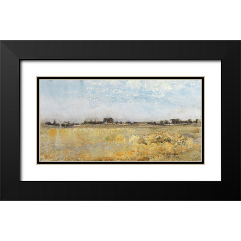 Harvest Field I Black Modern Wood Framed Art Print with Double Matting by OToole, Tim