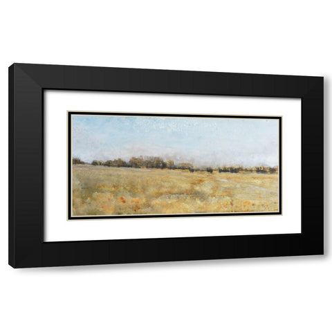 Harvest Field II Black Modern Wood Framed Art Print with Double Matting by OToole, Tim