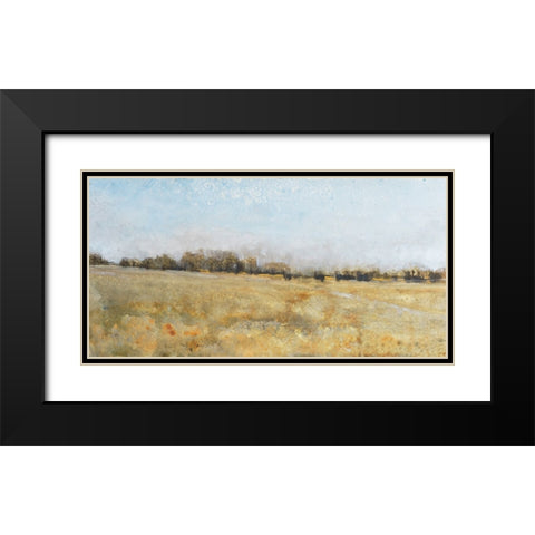 Harvest Field II Black Modern Wood Framed Art Print with Double Matting by OToole, Tim