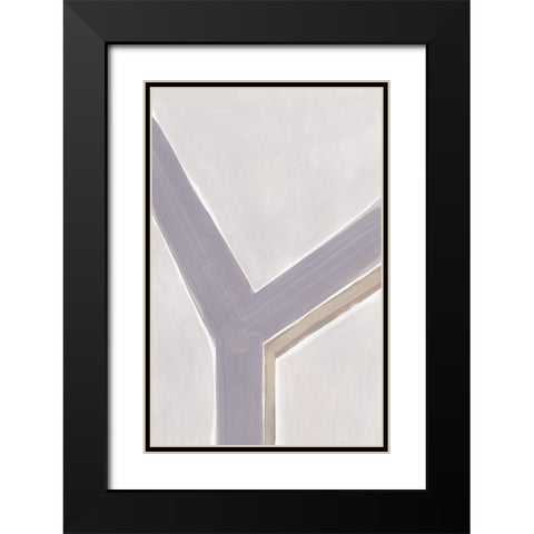 Custom Neutral Impact I Black Modern Wood Framed Art Print with Double Matting by Vess, June Erica