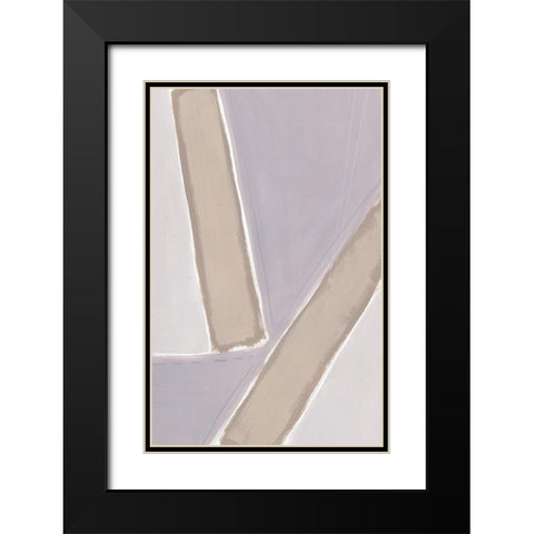 Custom Neutral Impact II Black Modern Wood Framed Art Print with Double Matting by Vess, June Erica