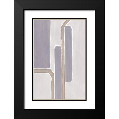 Custom Neutral Impact IV Black Modern Wood Framed Art Print with Double Matting by Vess, June Erica
