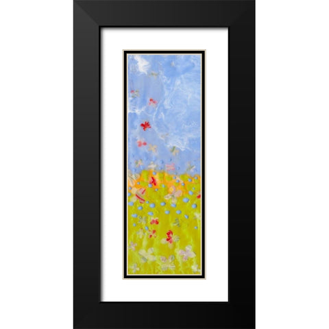 Raining Blossoms I Black Modern Wood Framed Art Print with Double Matting by Ludwig, Alicia