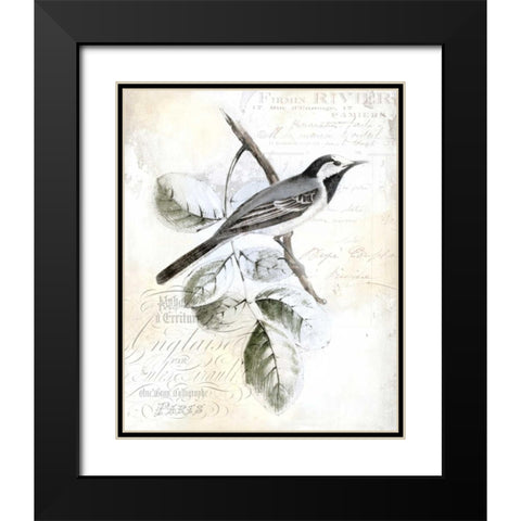 Rustic Gould I Black Modern Wood Framed Art Print with Double Matting by Studio W