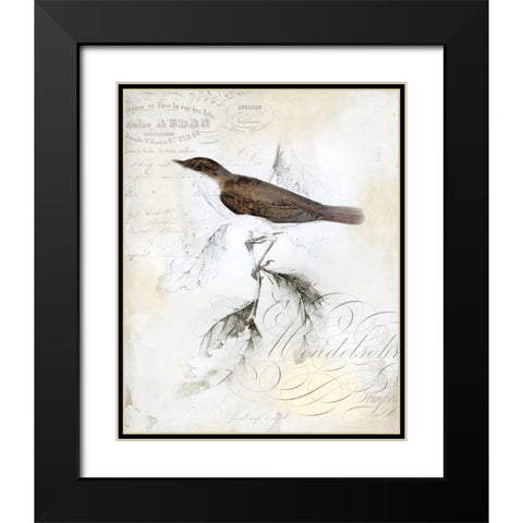 Rustic Gould II Black Modern Wood Framed Art Print with Double Matting by Studio W