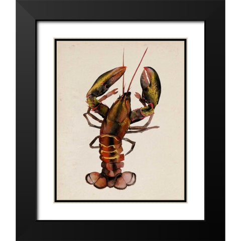 Sea Dweller II Black Modern Wood Framed Art Print with Double Matting by Popp, Grace