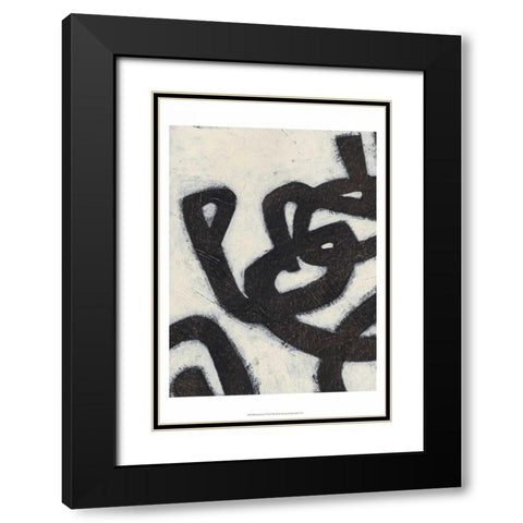Symbiotic I Black Modern Wood Framed Art Print with Double Matting by Vess, June Erica
