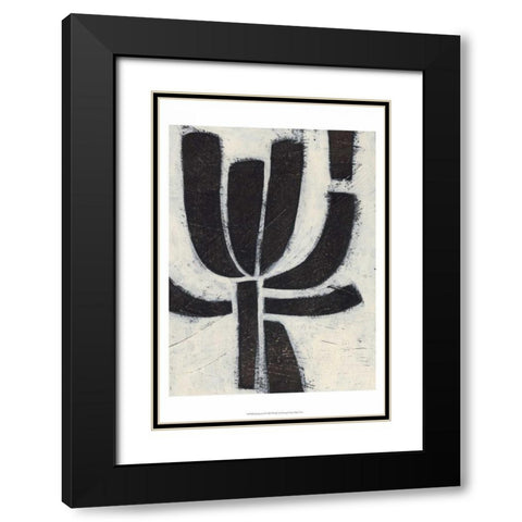 Symbiotic II Black Modern Wood Framed Art Print with Double Matting by Vess, June Erica