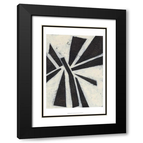 Symbiotic IV Black Modern Wood Framed Art Print with Double Matting by Vess, June Erica