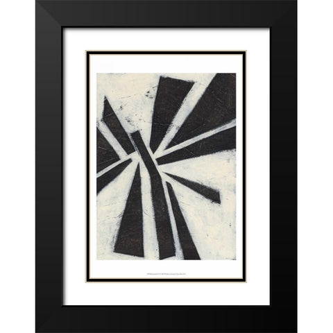 Symbiotic IV Black Modern Wood Framed Art Print with Double Matting by Vess, June Erica