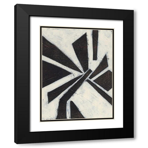 Symbiotic VI Black Modern Wood Framed Art Print with Double Matting by Vess, June Erica
