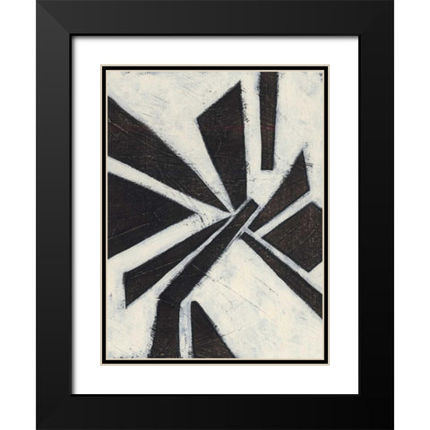 Symbiotic VI Black Modern Wood Framed Art Print with Double Matting by Vess, June Erica