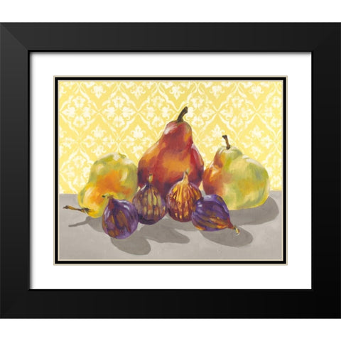 Ripe Fruit I Black Modern Wood Framed Art Print with Double Matting by Miller, Dianne
