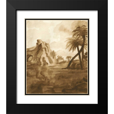British Tropics II Black Modern Wood Framed Art Print with Double Matting by McCavitt, Naomi
