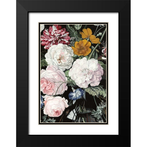 Baroque Botanica II Black Modern Wood Framed Art Print with Double Matting by McCavitt, Naomi