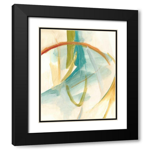 Vertigo I Black Modern Wood Framed Art Print with Double Matting by Vess, June Erica