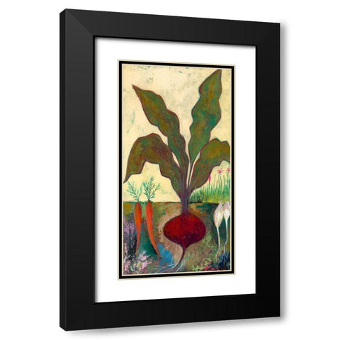 Veggie Garden II Black Modern Wood Framed Art Print with Double Matting by Altug, Mehmet