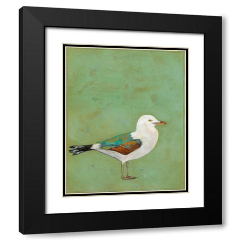 Vibrant Shorebird II Black Modern Wood Framed Art Print with Double Matting by Altug, Mehmet