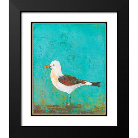 Vibrant Shorebird III Black Modern Wood Framed Art Print with Double Matting by Altug, Mehmet