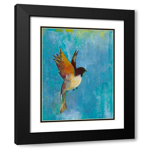 Bright Wings I Black Modern Wood Framed Art Print with Double Matting by Altug, Mehmet