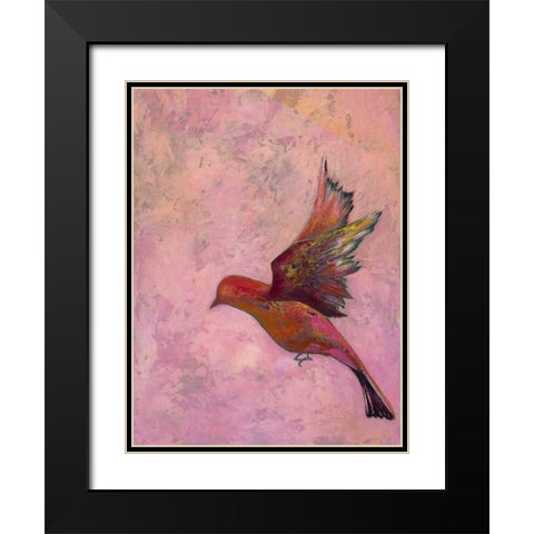 Bright Wings III Black Modern Wood Framed Art Print with Double Matting by Altug, Mehmet