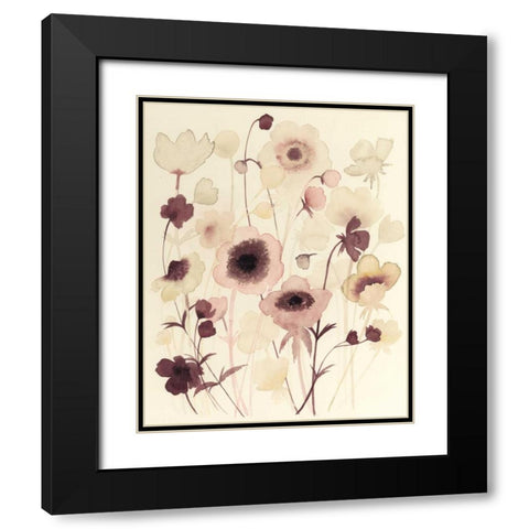 Anemone Haze II Black Modern Wood Framed Art Print with Double Matting by Popp, Grace
