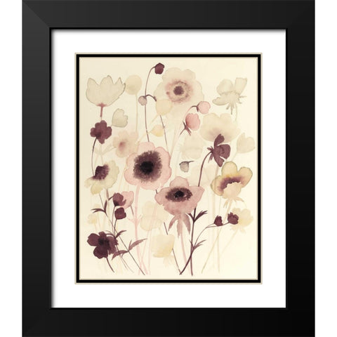 Anemone Haze II Black Modern Wood Framed Art Print with Double Matting by Popp, Grace