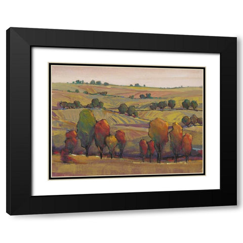 Rolling Hills I Black Modern Wood Framed Art Print with Double Matting by OToole, Tim