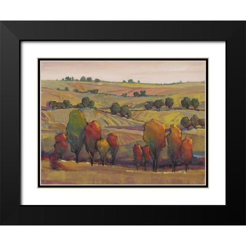 Rolling Hills I Black Modern Wood Framed Art Print with Double Matting by OToole, Tim