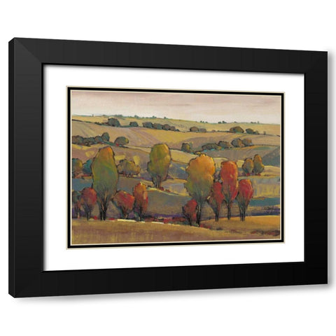 Rolling Hills II Black Modern Wood Framed Art Print with Double Matting by OToole, Tim