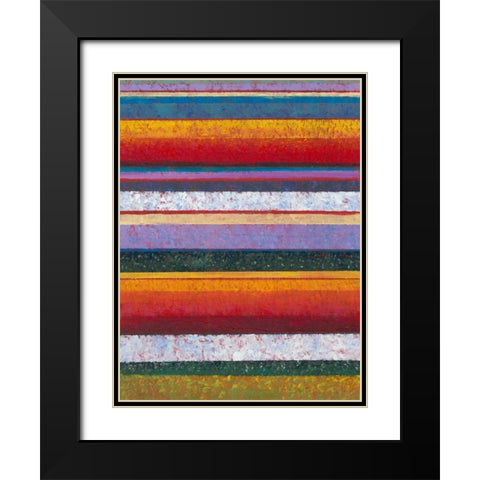 Tulip Fields I Black Modern Wood Framed Art Print with Double Matting by OToole, Tim