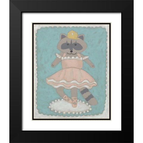 Ballerina Animal III Black Modern Wood Framed Art Print with Double Matting by Zarris, Chariklia