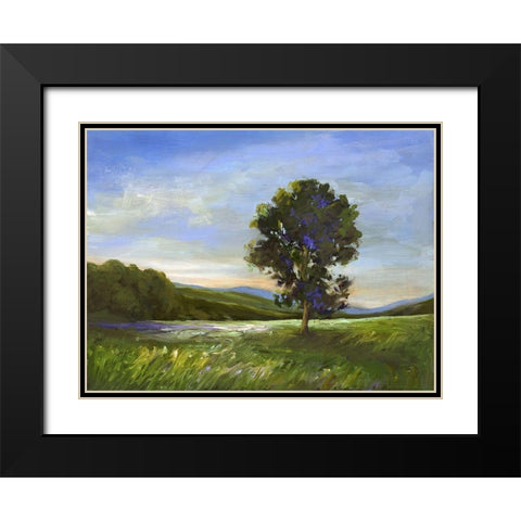 Sentinel Black Modern Wood Framed Art Print with Double Matting by Finch, Shiela