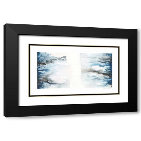 Transfixed II Black Modern Wood Framed Art Print with Double Matting by Stramel, Renee W.
