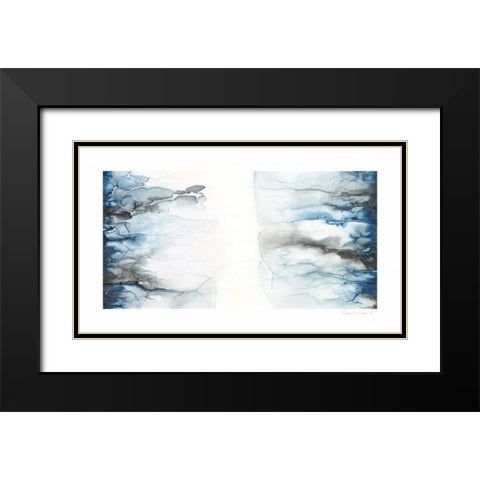 Transfixed II Black Modern Wood Framed Art Print with Double Matting by Stramel, Renee W.