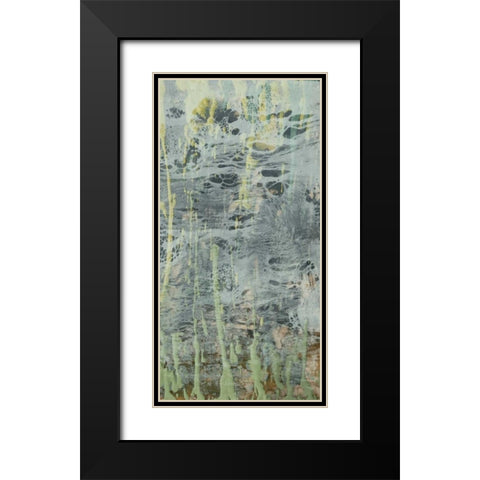 Marbled Plane II Black Modern Wood Framed Art Print with Double Matting by Goldberger, Jennifer