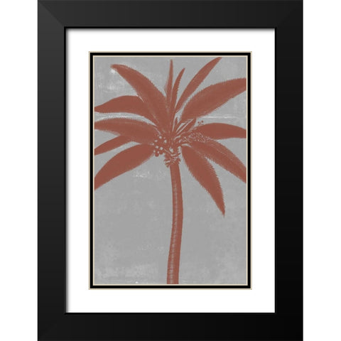 Chromatic Palms VII Black Modern Wood Framed Art Print with Double Matting by Goldberger, Jennifer
